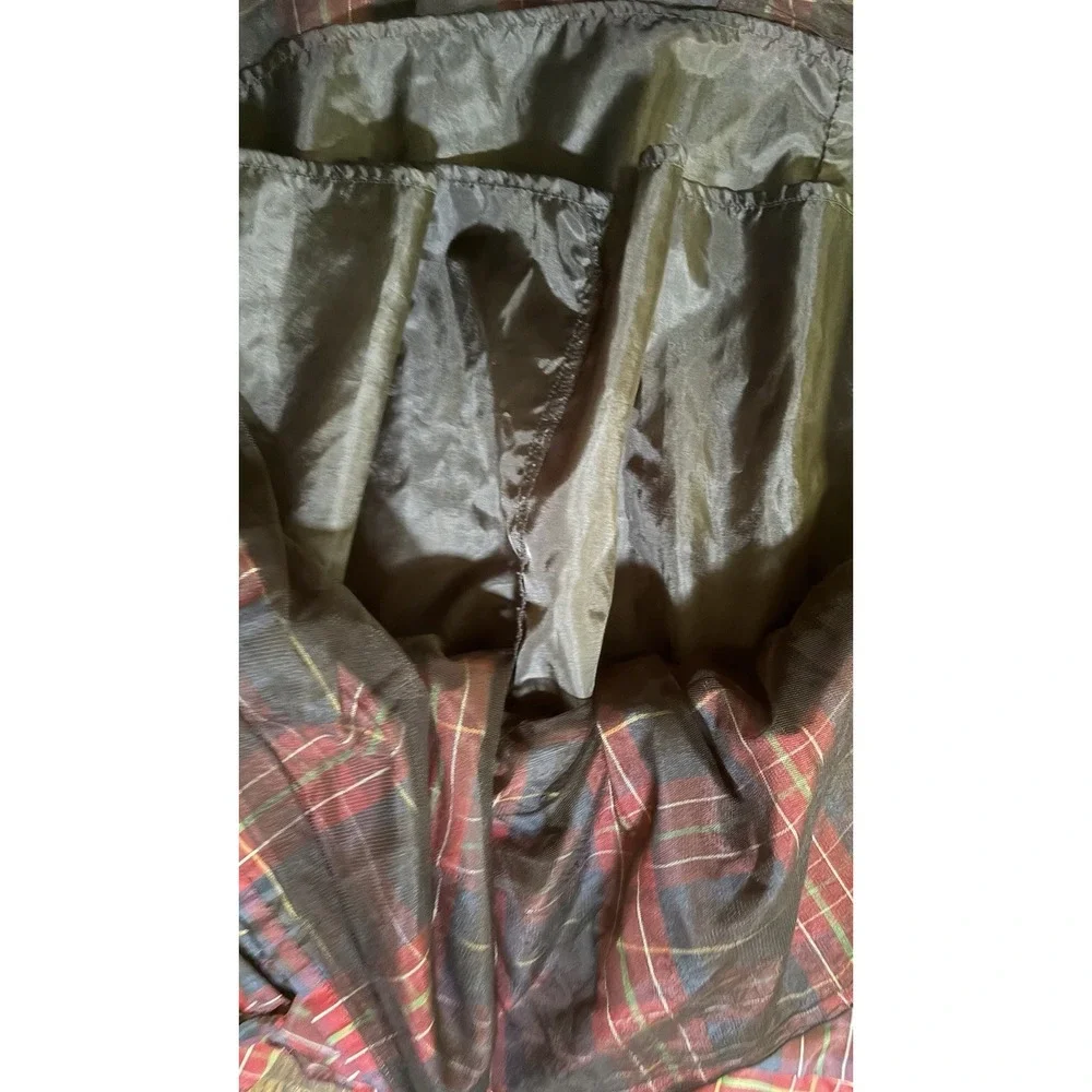 GAP Girls Red Tartan Black Tulle Trim Skirt Christmas Holiday Party Sz XL 12 Reg